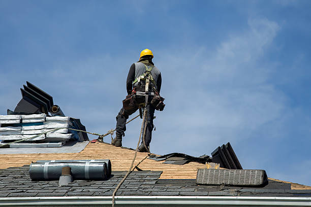 Professional Roof Replacement technician working in Junction, TX